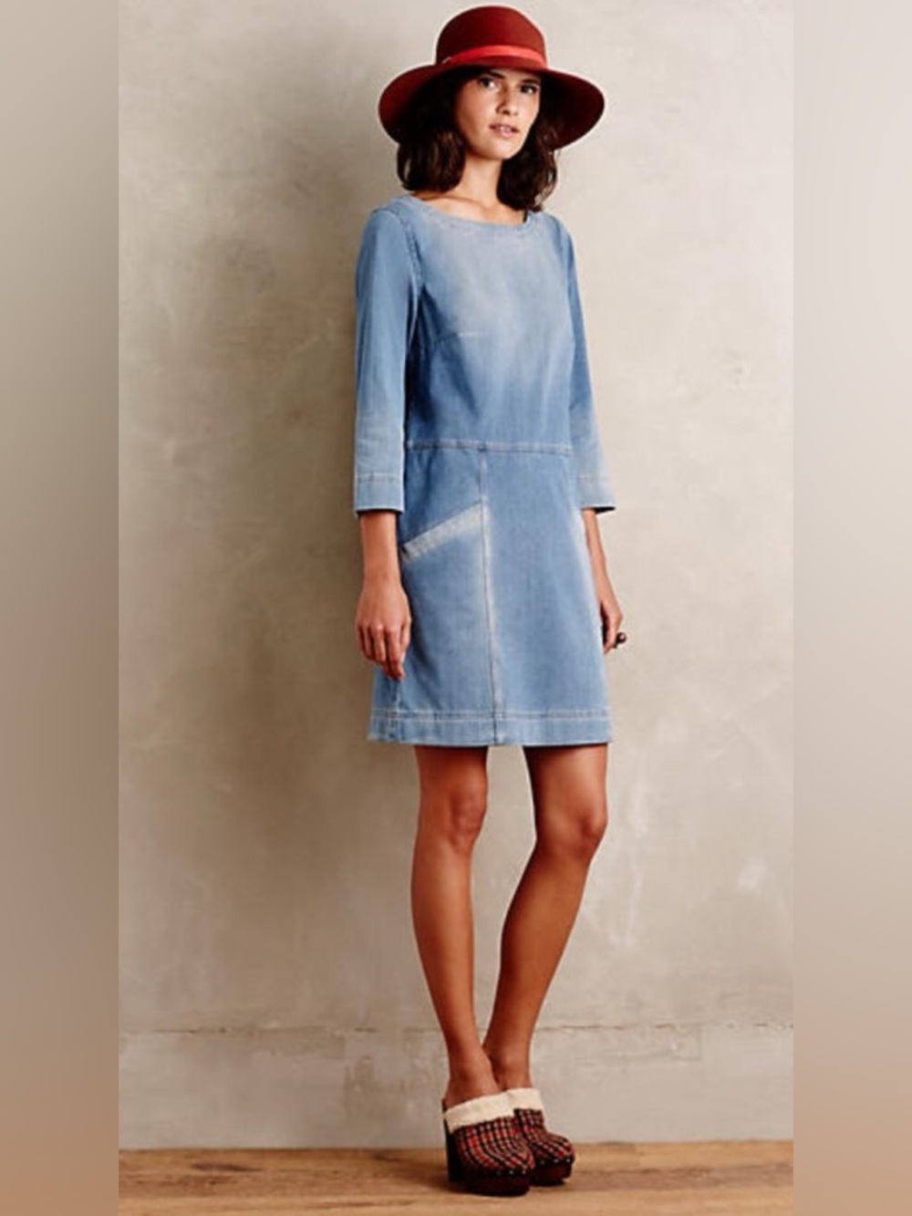 AG Adriano Goldschmied for Anthropologie. Denim Cocoon Dress. Size XS.